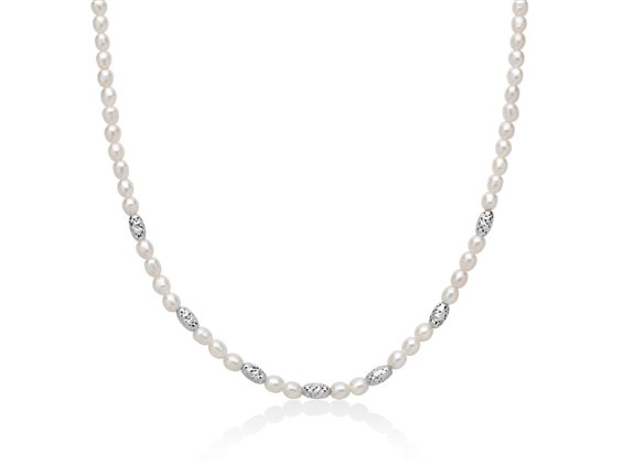 Collana Miluna Donna Pepite di perle in Argento Perla PCL6656B - PCL6656B